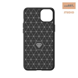 ETUI CARBON CASE IPHONE 15 PLUS CZARNY/BLACK