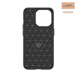 ETUI CARBON CASE IPHONE 15 PRO CZARNY/BLACK