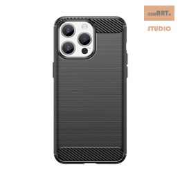 ETUI CARBON CASE IPHONE 15 PRO MAX CZARNY/BLACK