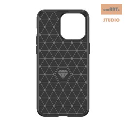 ETUI CARBON CASE IPHONE 15 PRO MAX CZARNY/BLACK