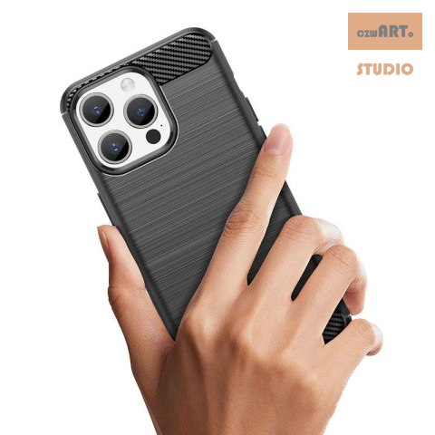 ETUI CARBON CASE IPHONE 15 PRO MAX CZARNY/BLACK ETUI CARBON CASE IPHONE 15 PRO MAX CZARNY/BLACK