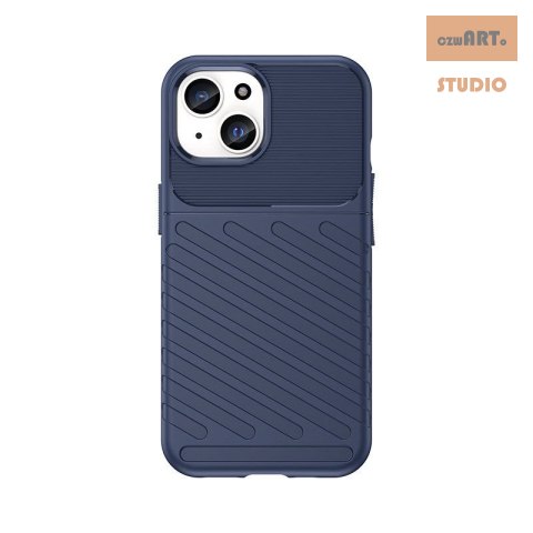 ETUI THUNDER CASE IPHONE 15 NIEBIESKI/BLUE