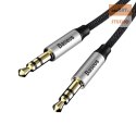 KABEL BASEUS YIVEN AUDIO SILVER/BLACK 1M 1M