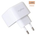 ŁADOWARKA SIECIOWA MX THUNDER PD 35W, 2 x USB-C, WHITE / BIAŁY