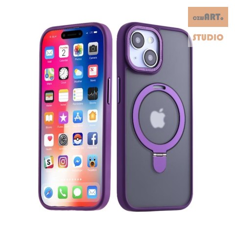 MX KICKSTAND MAGSAFE CIRCLE IPHONE 15 PRO MAX (6.7), PURPLE / FIOLETOWY MX KICKSTAND MAGSAFE CIRCLE IPHONE 15 PRO MAX (6.7), PURPLE / FIOLETOWY