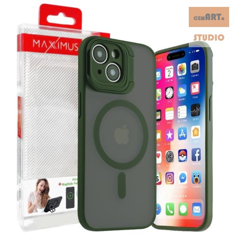 MX KICKSTAND MAGSAFE IPHONE 15 PRO MAX 6.7, GREEN / ZIELONY MX KICKSTAND MAGSAFE IPHONE 15 PRO MAX 6.7, GREEN / ZIELONY