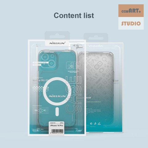 NILLKIN NATURE PRO MAGNETIC IPHONE 14 PRO, CLEAR NILLKIN NATURE PRO MAGNETIC IPHONE 14 PRO, CLEAR