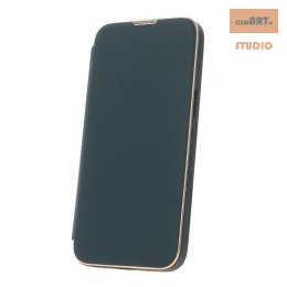 Etui Smart Gold Frame Mag do iPhone 11 Pro Max ciemnozielony