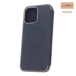 Etui Smart Gold Frame Mag do iPhone 11 Pro Max granatowy