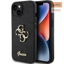 GUESS IPHONE 15 GLITTER SCRIPT GUHCP15SHG4SGK CZARNY/BLACK