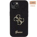 GUESS IPHONE 15 GLITTER SCRIPT GUHCP15SHG4SGK CZARNY/BLACK