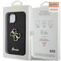 GUESS IPHONE 15 GLITTER SCRIPT GUHCP15SHG4SGK CZARNY/BLACK