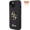 GUESS IPHONE 15 PLUS GLITTER SCRIPT GUHCP15MHG4SGK CZARNY/BLACK