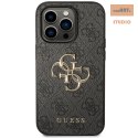 GUESS IPHONE 15 PRO MAX BIG METAL LOGO GUHCP15X4GMGGR SZARY/GREY