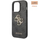 GUESS IPHONE 15 PRO MAX BIG METAL LOGO GUHCP15X4GMGGR SZARY/GREY