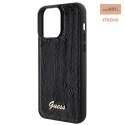 GUESS IPHONE 15 PRO MAX SEQUIN SCRIPT METAL GUHCP15XPSFDGSK CZARNY/BLACK