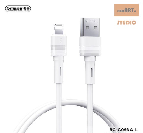 KABEL REMAX LEYA SERIES RC-C093 2.4A USB/LIGHTNING 1M WHITE