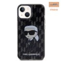 KARL LAGERFELD IPHONE 15 MONOGRAM IKONIK KLHCP15SHNKMKLK CZARNY/BLACK