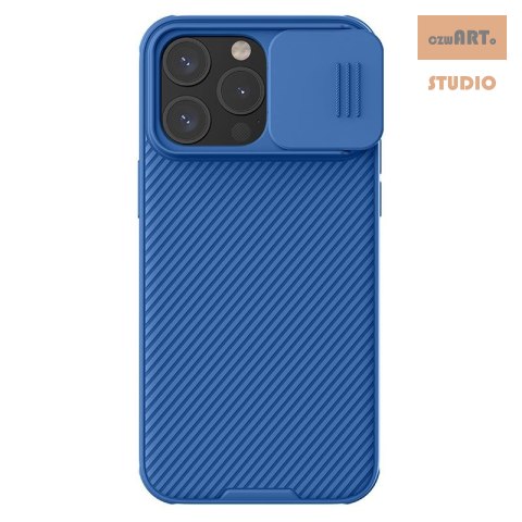 NILLKIN CAMSHIELD PRO IPHONE 15 PRO MAX (6,7) BLUE / NIEBIESKI