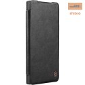 Nillkin Qin Pro Leather Case Samsung S22 Ultra, BLACK / CZARNY