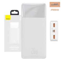 POWERBANK BASEUS BIPOW 20000mAh 2XUSB USB-C 20W WHITE