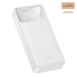 POWERBANK BASEUS BIPOW 20000mAh 2XUSB USB-C 20W WHITE
