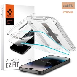 SPIGEN GLAS.TR EZ FIT IPHONE 14 PRO MAX 2-PACK + ADAPTER