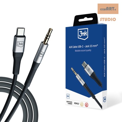 3MK KABEL AUX USB-C/JACK 3,5mm