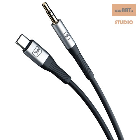 3MK KABEL AUX USB-C/JACK 3,5mm 3MK KABEL AUX USB-C/JACK 3,5mm