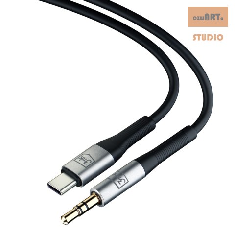 3MK KABEL AUX USB-C/JACK 3,5mm 3MK KABEL AUX USB-C/JACK 3,5mm