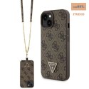 GUESS IPHONE 15 PLUS CROSSBODY METAL GUHCP15MP4TDSCPW BROWN