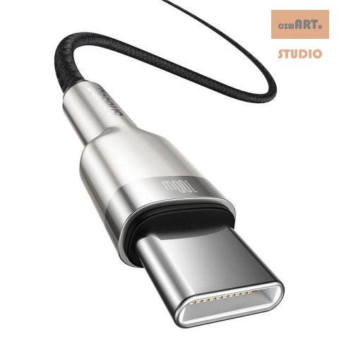 KABEL BASEUS CAFULE TYPE-C TO TYPE-C 100W 2M BLACK KABEL BASEUS CAFULE TYPE-C TO TYPE-C 100W 2M BLACK