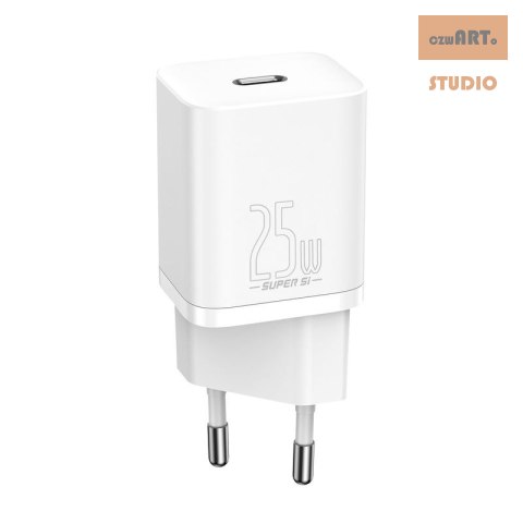 ŁAD SIEC BASEUS SUPER SI QC 1C 25W WHITE ŁAD SIEC BASEUS SUPER SI QC 1C 25W WHITE