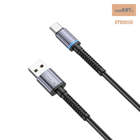 XO KABEL NB215 USB/USB-C 1m 2,4A czarny
