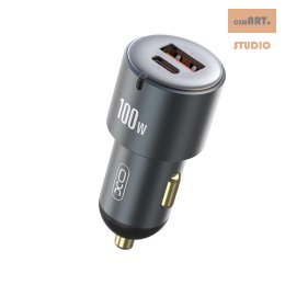 XO ŁAD SAM. CC47 PD QC 100W USB USB-C Szara