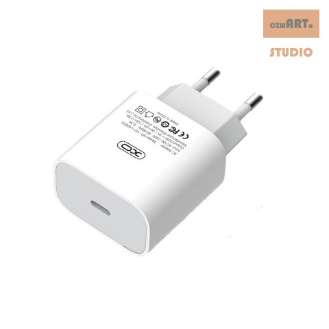 XO Ład siec L40 P.100 18W PD USB-C białe box