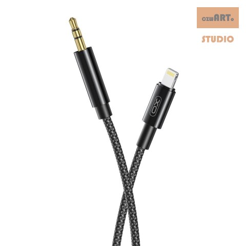 XO kabel audio NB-R211A Lightning/Jack 1m czarny