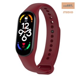 Opaska Smart Band M5/M6 BORDOWY / BURGUNDY