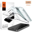 SPIGEN GLAS.TR EZ FIT FC IPHONE 15 PLUS 2-PACK BLACK + ADAPTER