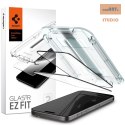 SPIGEN GLAS.TR EZ FIT FC IPHONE 15 PRO 2-PACK BLACK + ADAPTER