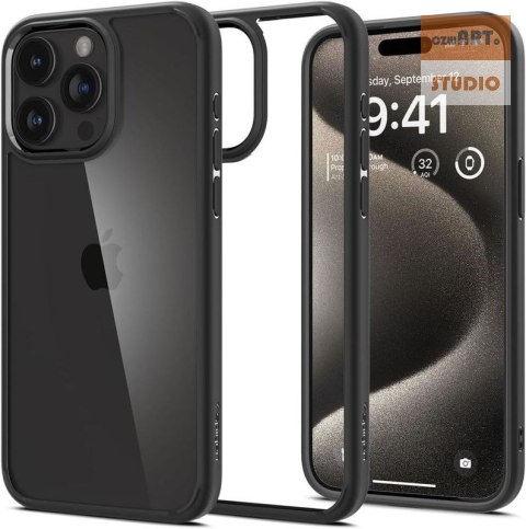 SPIGEN ULTRA HYBRID IPHONE 15 PRO MAX MATTE BLACK