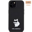 KARL LAGERFELD IPHONE 15 CHOUPETTE METAL PIN KLHCP15SSMHCNPK BLACK