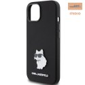 KARL LAGERFELD IPHONE 15 CHOUPETTE METAL PIN KLHCP15SSMHCNPK BLACK