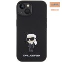 KARL LAGERFELD IPHONE 15 IKONIK METAL PIN KLHCP15SSMHKNPK BLACK