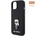 KARL LAGERFELD IPHONE 15 IKONIK METAL PIN KLHCP15SSMHKNPK BLACK