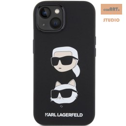 KARL LAGERFELD IPHONE 15 KARL&CHOUPETTE HEAD KLHCP15SSDHKCNK BLACK