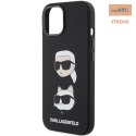 KARL LAGERFELD IPHONE 15 KARL&CHOUPETTE HEAD KLHCP15SSDHKCNK BLACK