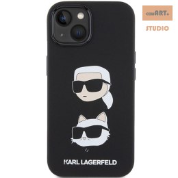 KARL LAGERFELD IPHONE 15 PLUS KARL& CHOUPETTE HEAD KLHCP15MSDHKCNK BLACK