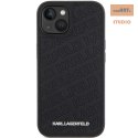 KARL LAGERFELD IPHONE 15 PLUS QUILTED K PATTERN KLHCP15MPQKPMK BLACK