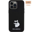 KARL LAGERFELD IPHONE 15 PRO CHOUPETTE METAL PIN KLHCP15LSMHCNPK BLACK